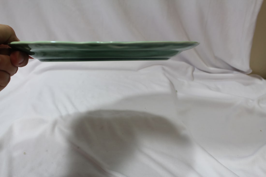 A Mount Clement Pottery Oval Plate - 2