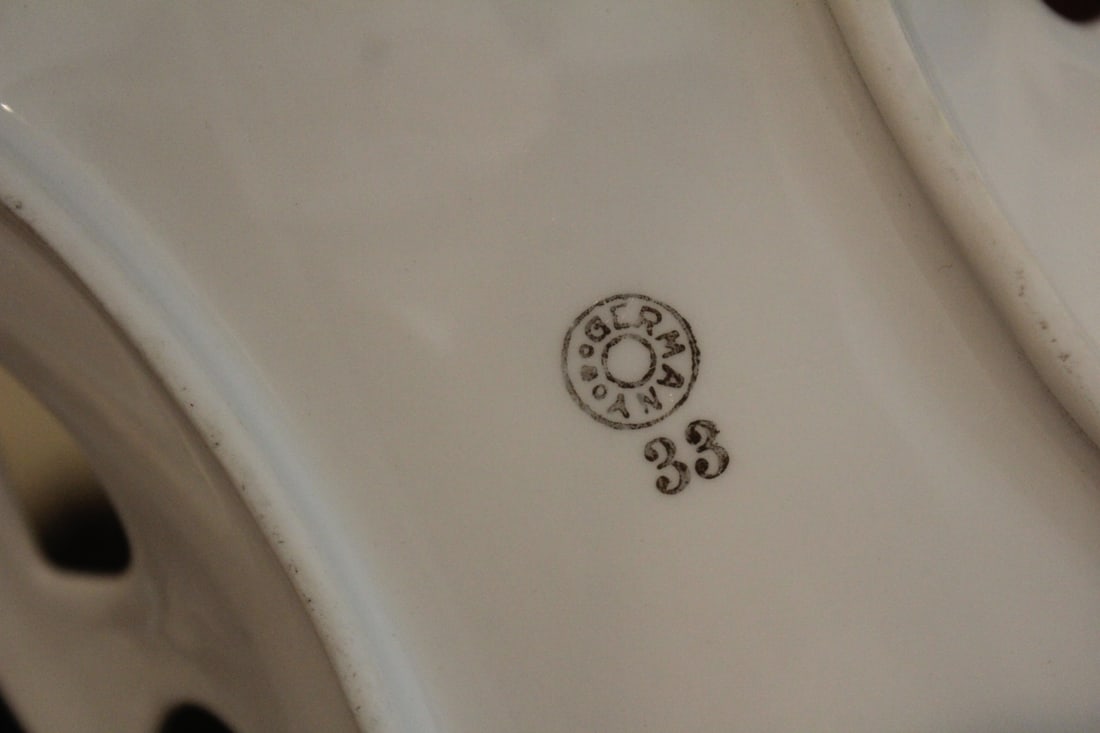 Vintage German Reticulated Dish - 3