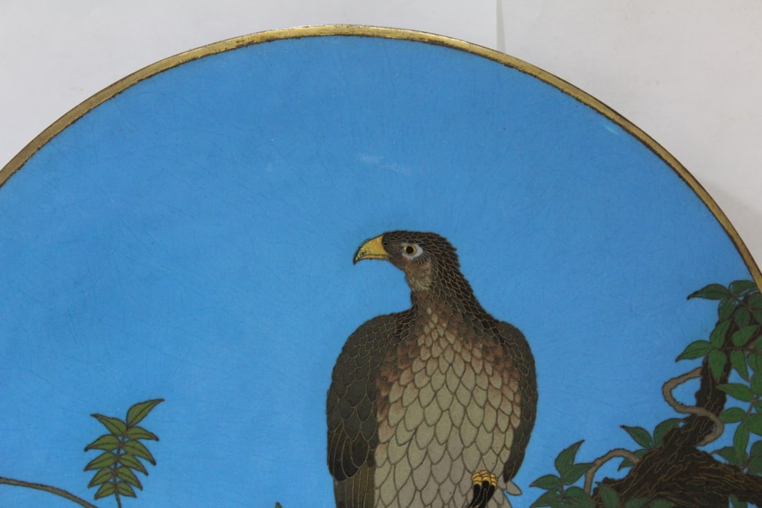A Beautiful Japanese Cloisonne Plaque - 2