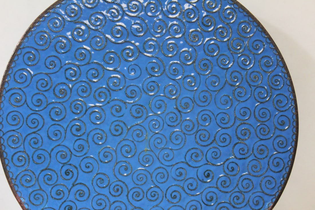A Beautiful Japanese Cloisonne Plaque - 8