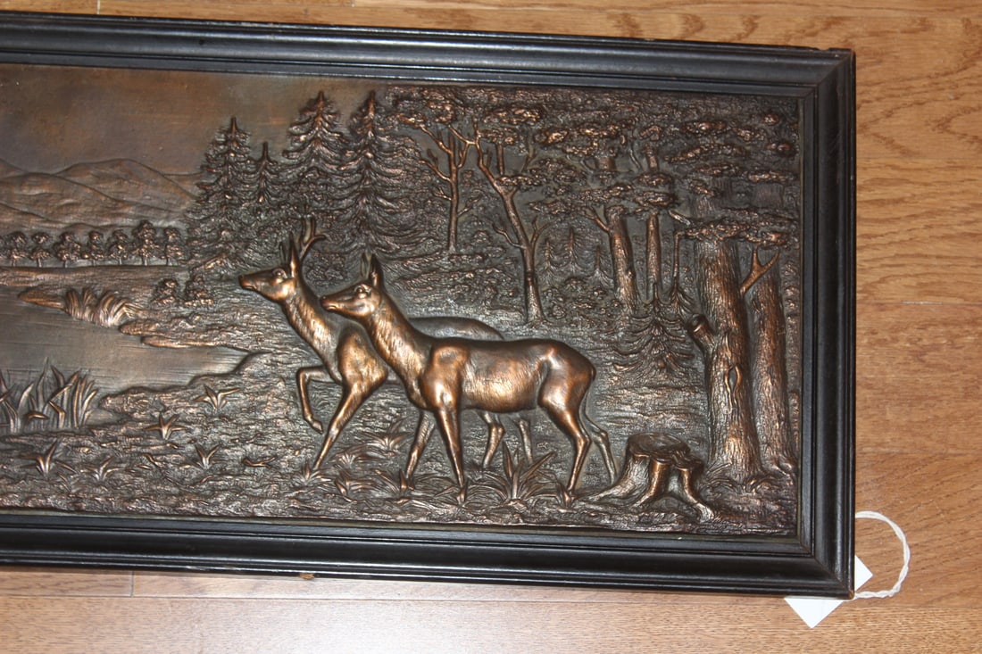 Framed Bronze Plaque - 2