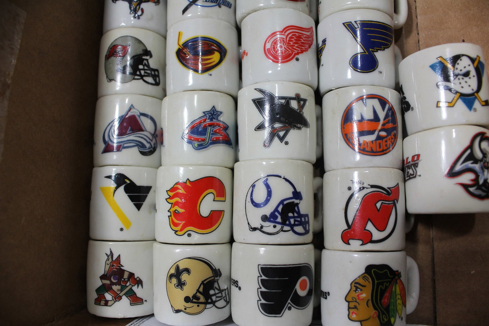 Lot of 26 Miniature Football Logo Mugs - 3