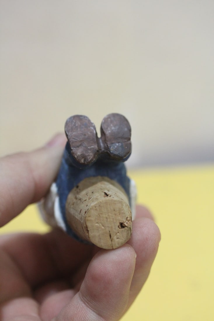 A Wooden Sailor Cork Stopper - 7