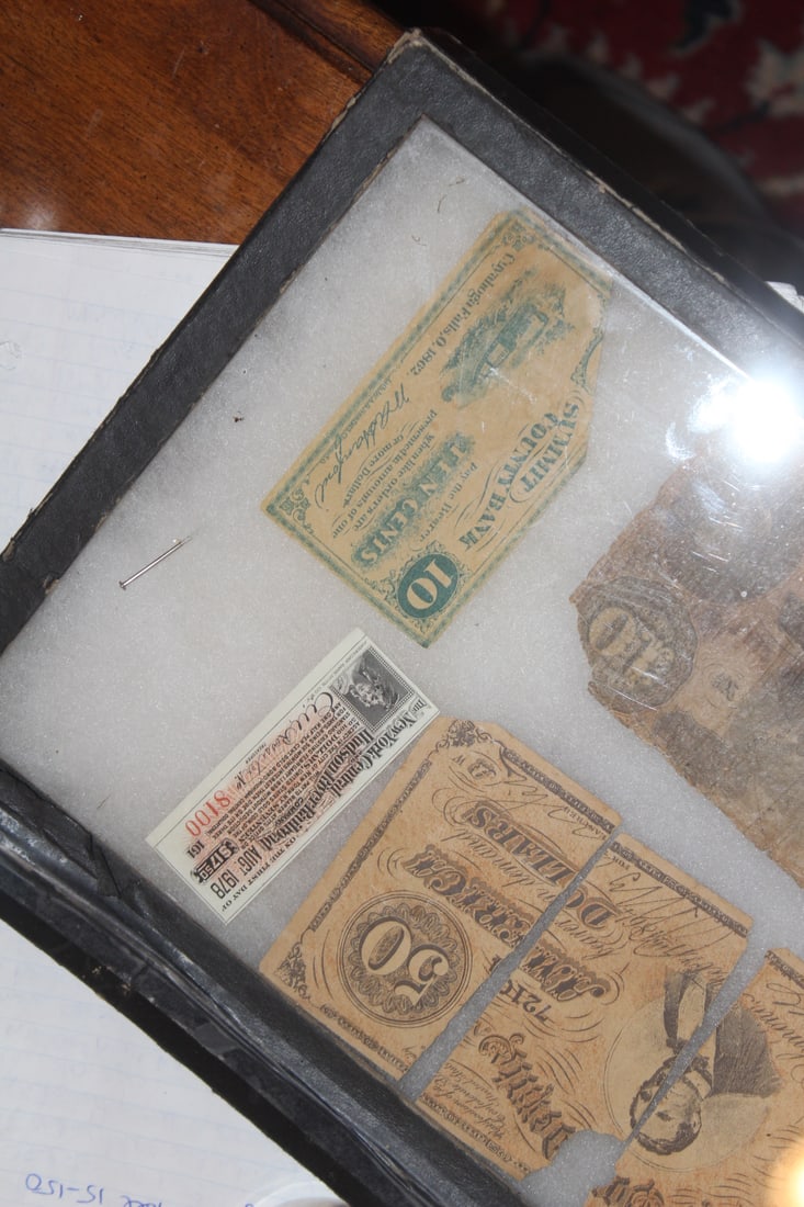 Lot of 3 Old Currencies and a Ticket - 2