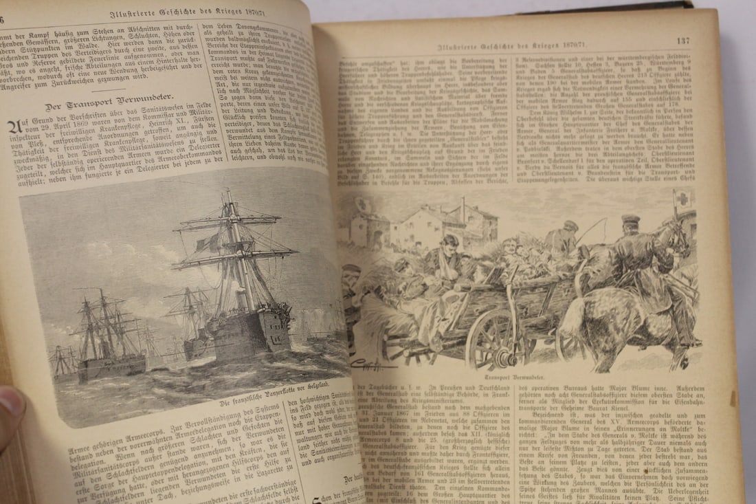 Gesichte Des Krieges 1870/71 - Hardcover Book - 3