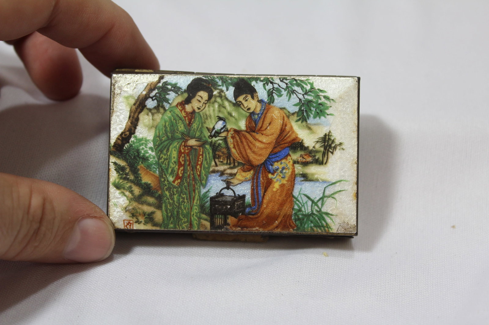A Chinese Enamel Box - 2