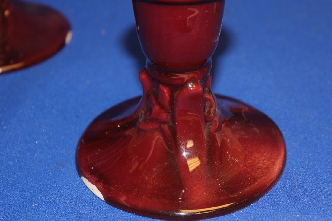 Pair of Rookwood Candle Holders - 9
