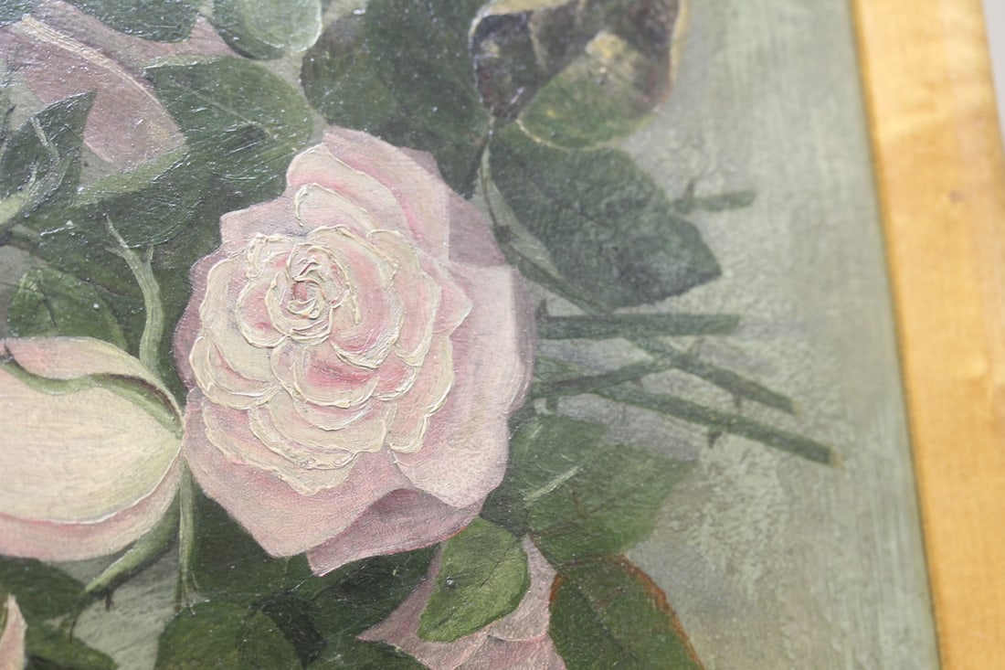Vintage Oil on Board Painting - 5