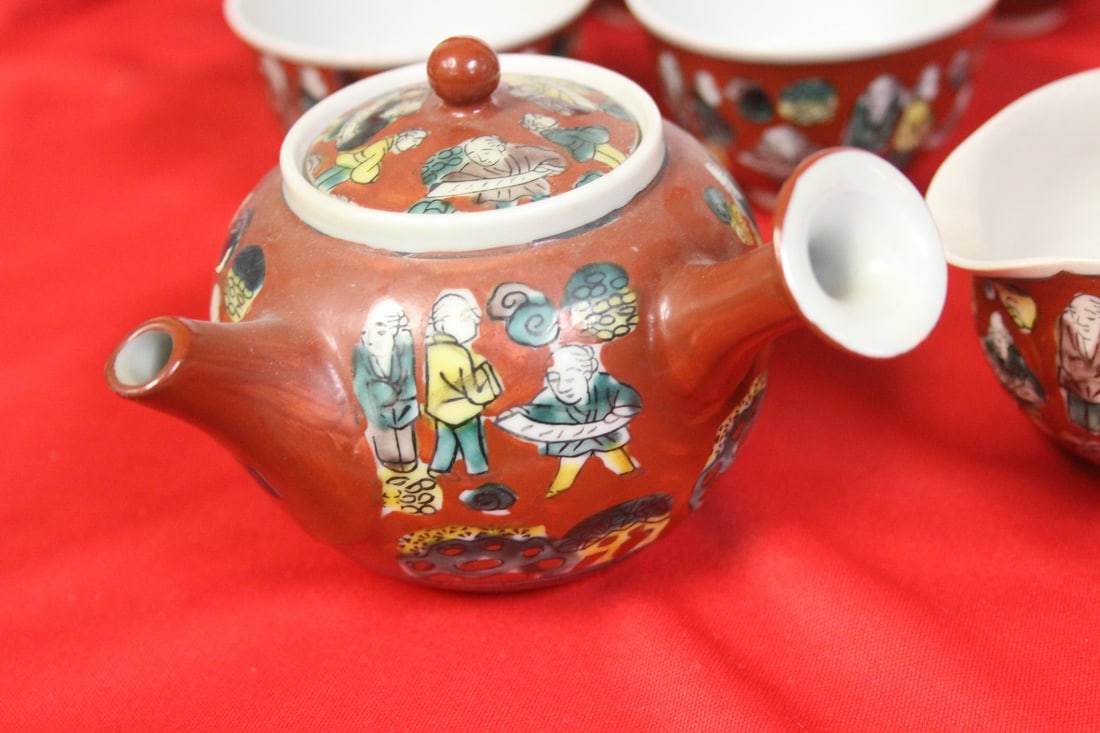 A Chinese/Japanese Tea Set - 6