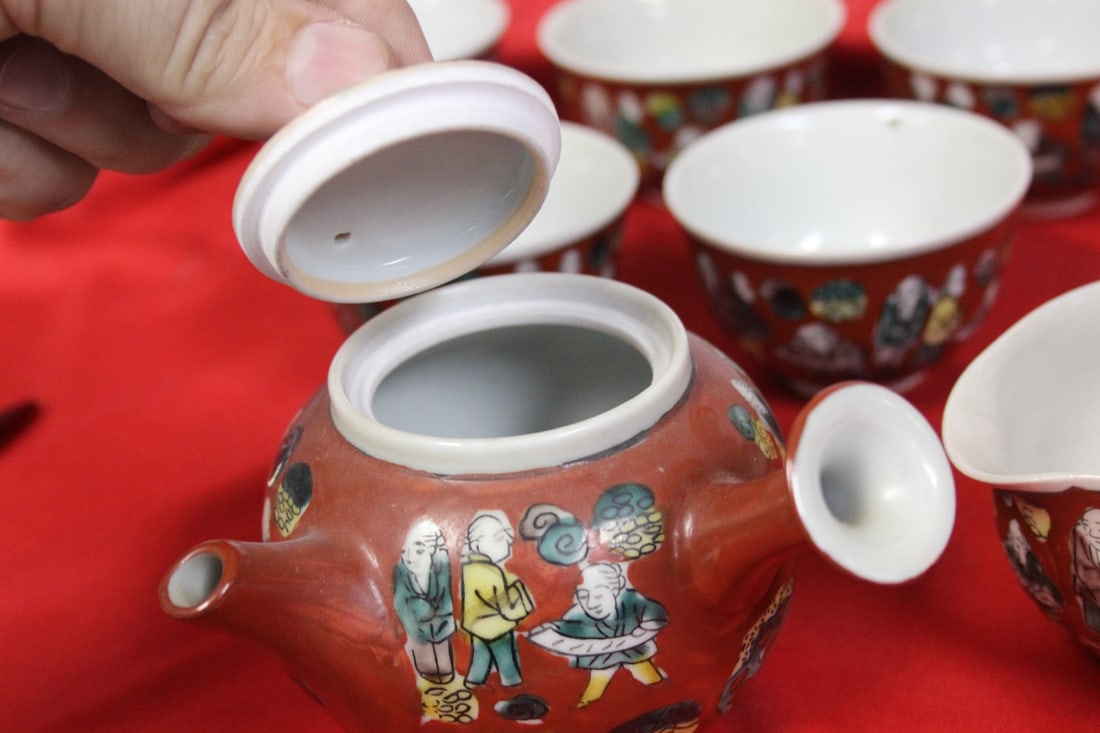 A Chinese/Japanese Tea Set - 7