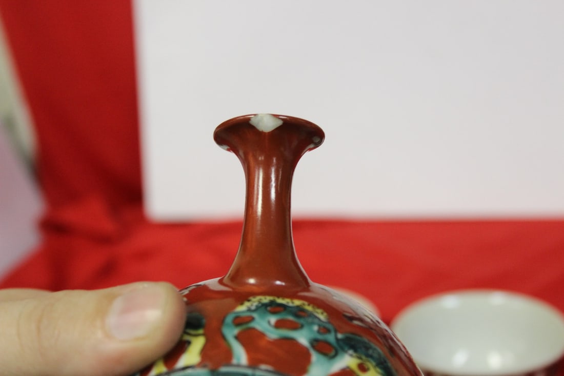 A Chinese/Japanese Tea Set - 8