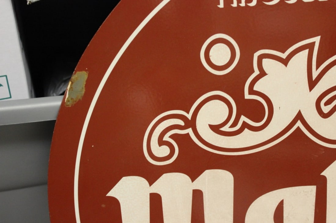 A Mahou Metal Sign - 7