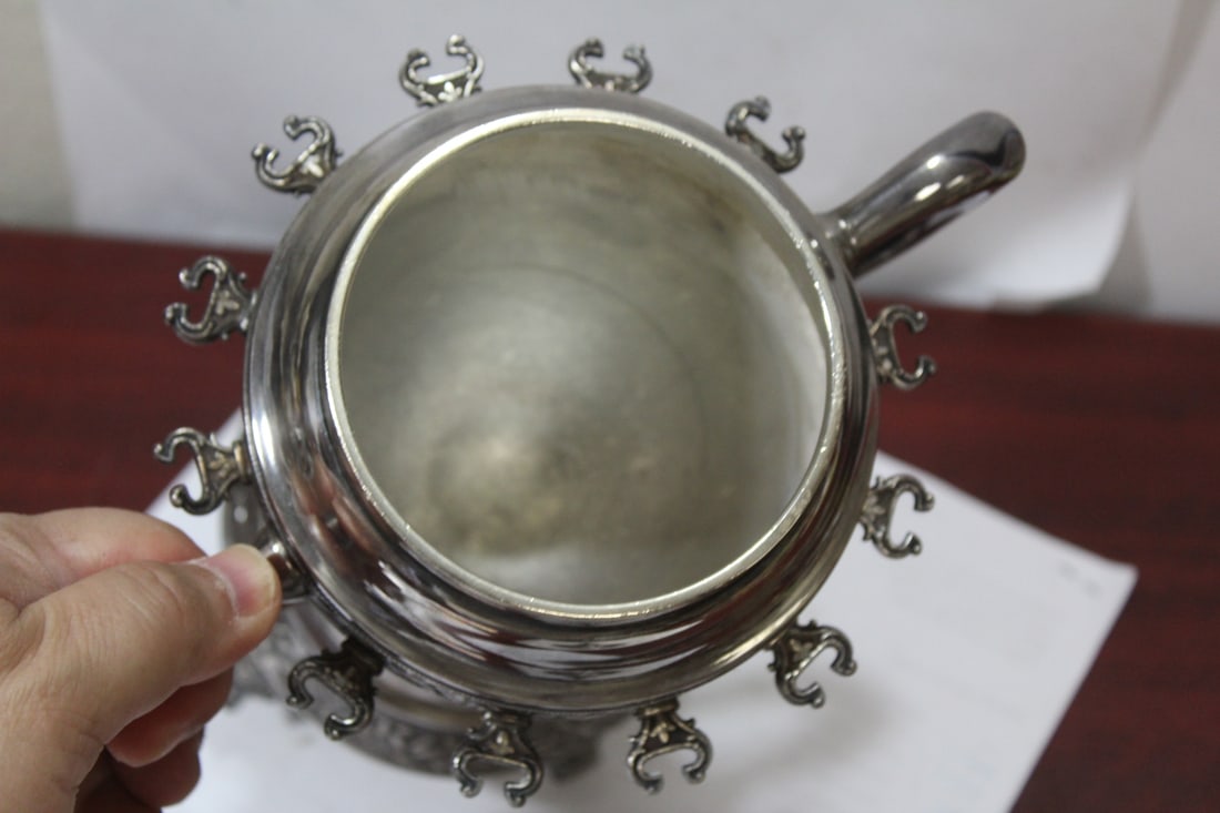 A Meridea Company Repousse Silverplated Cup - 7