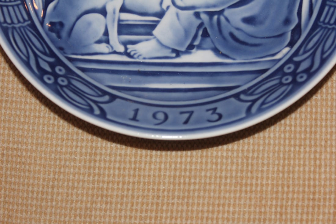 Georg Jensen 1973 Christmas Plate - 3