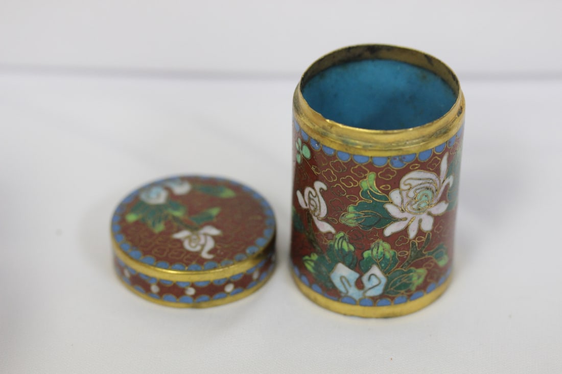 A Cloisonne Trinket Box - 3