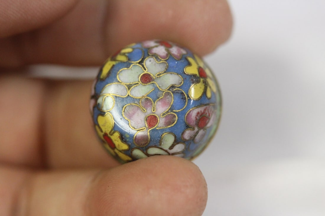 A Small Chinese Cloisonne Jar - 7
