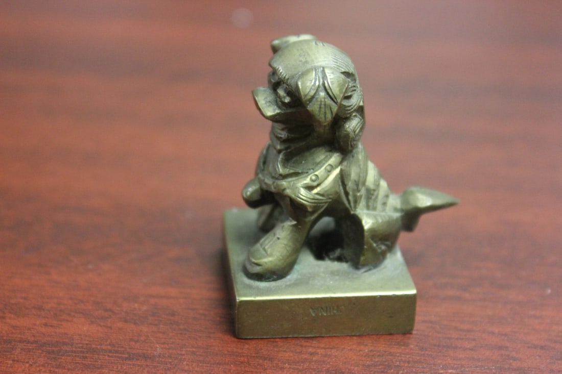 A Chinese Bronze or Brass Seal - 4