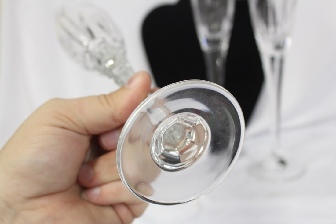 Lot of 3 Stem Glass - 4