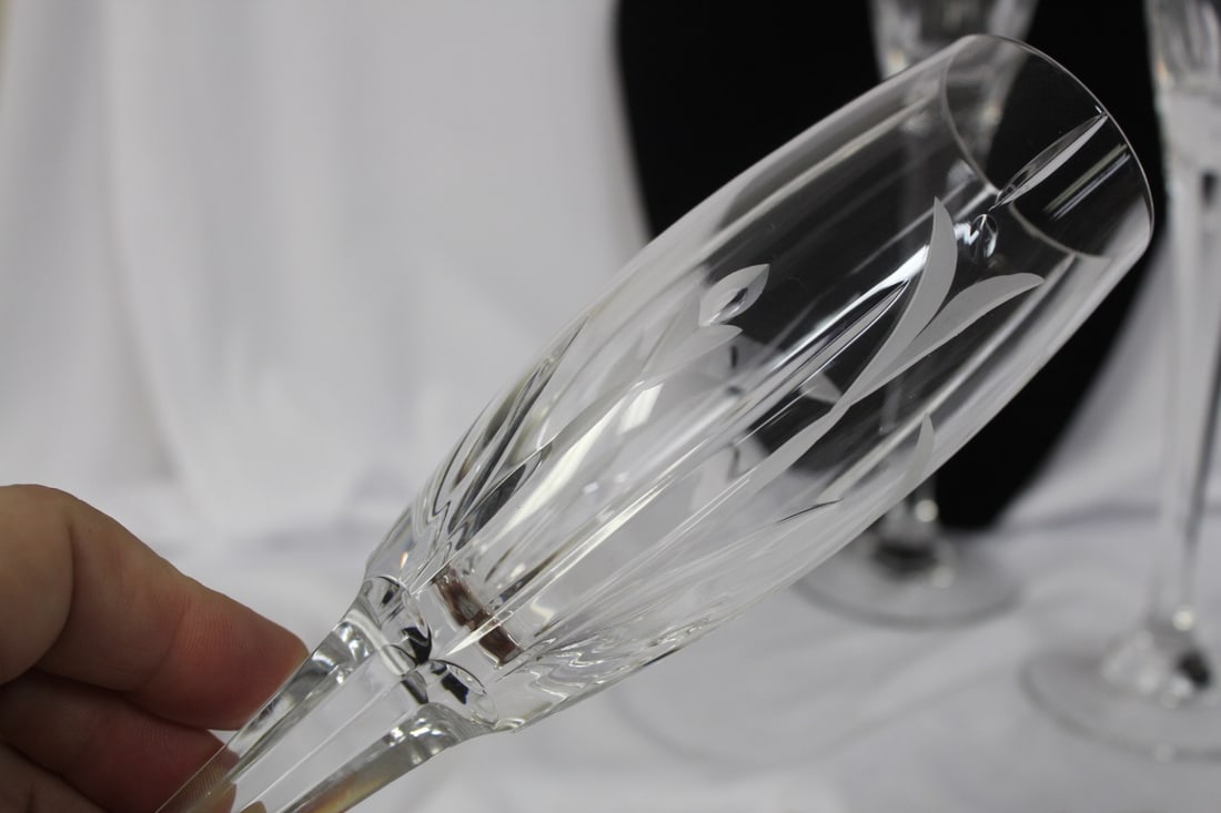Lot of 3 Stem Glass - 5