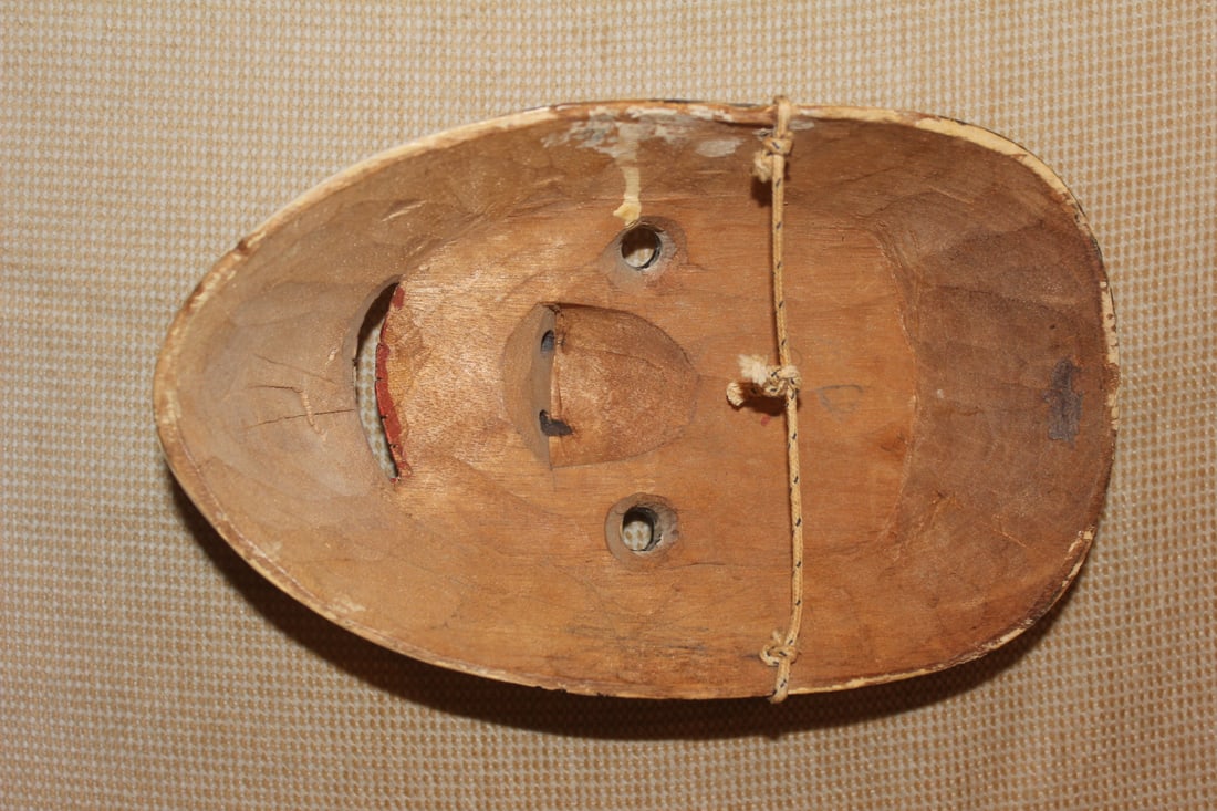 Antique Japanese Lacquer Mask - 6