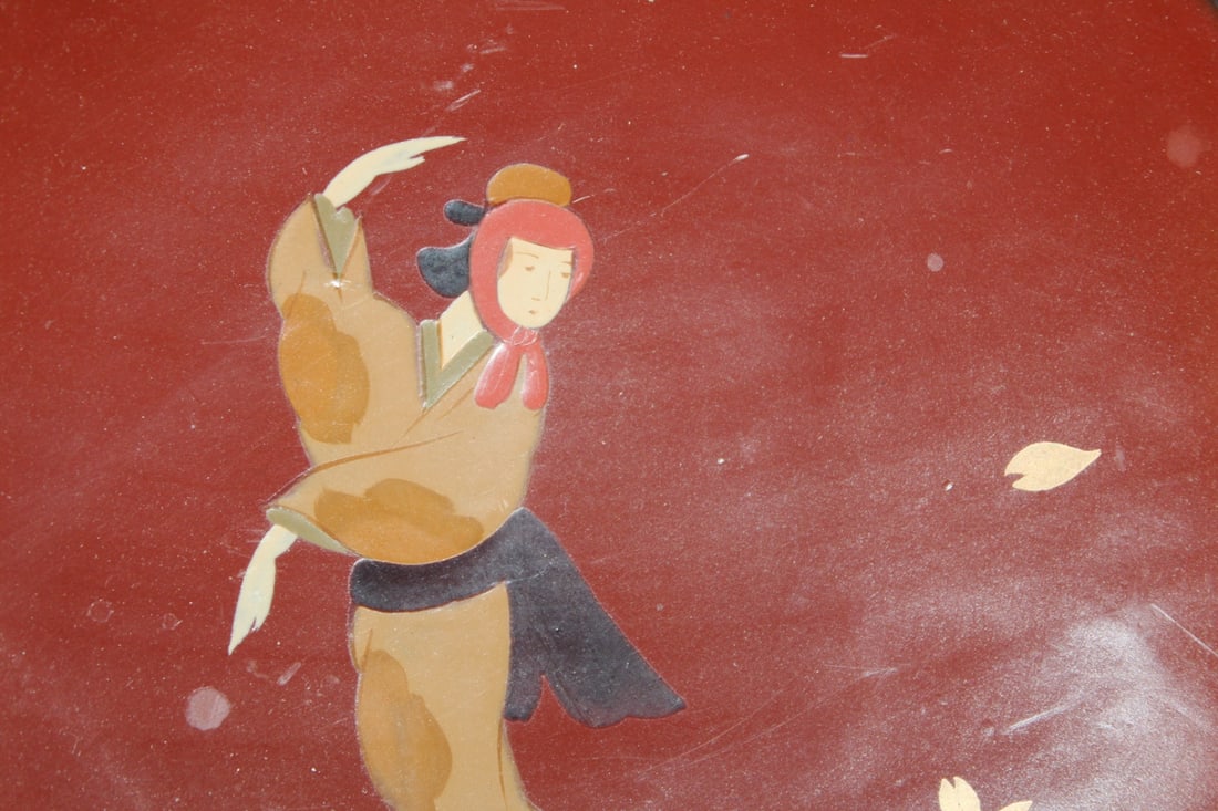 A Vintage Japanese Lacquer Plate - 2