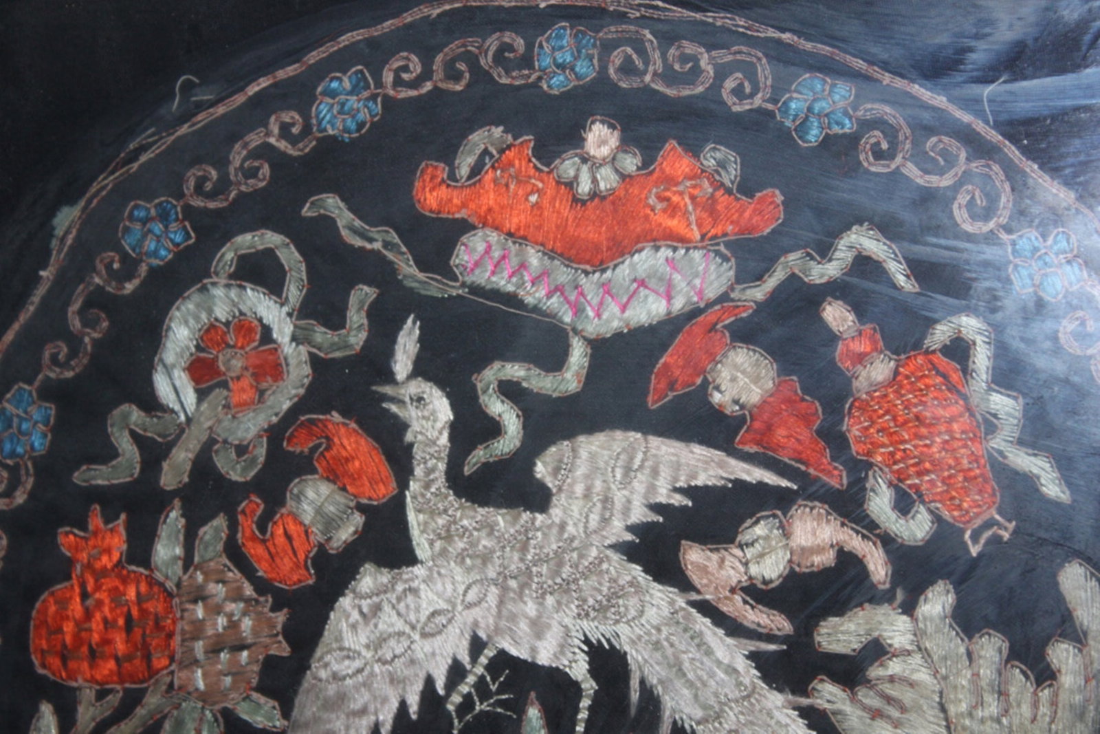 Antique 19th C Chinese Rank Badge - 2