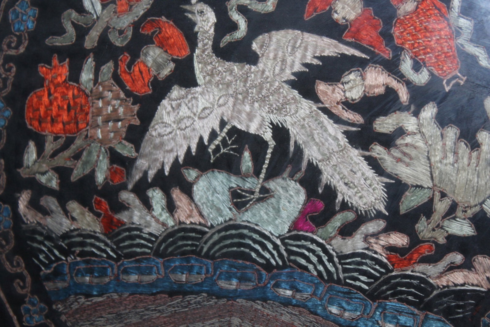 Antique 19th C Chinese Rank Badge - 3