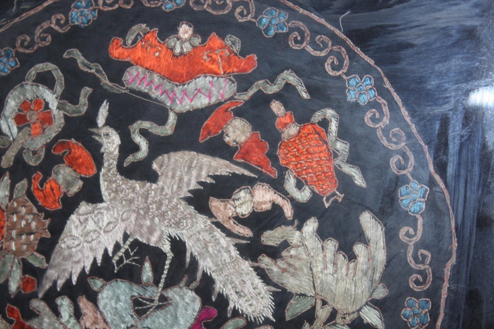 Antique 19th C Chinese Rank Badge - 7