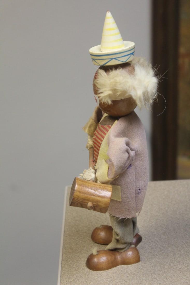 Vintage Wooden Clown - 4