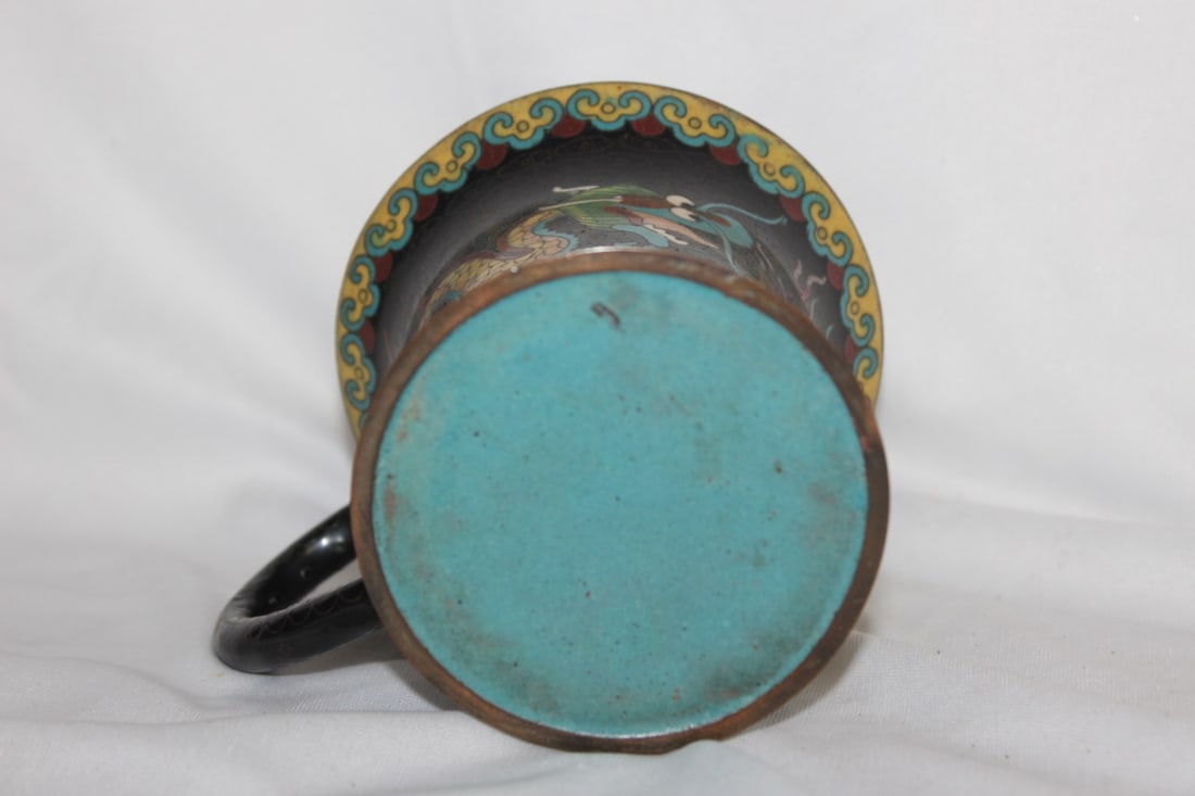 A Cloisonne Dragon Cup - 3