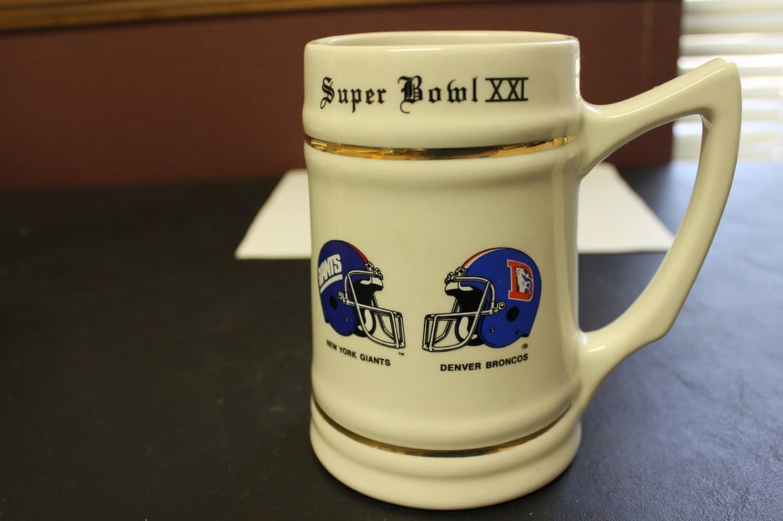 A Superbowl XXI Beer Mug or Stein - 2