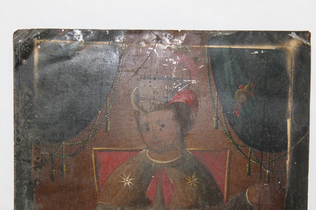 An Oil on Tin Board - 2