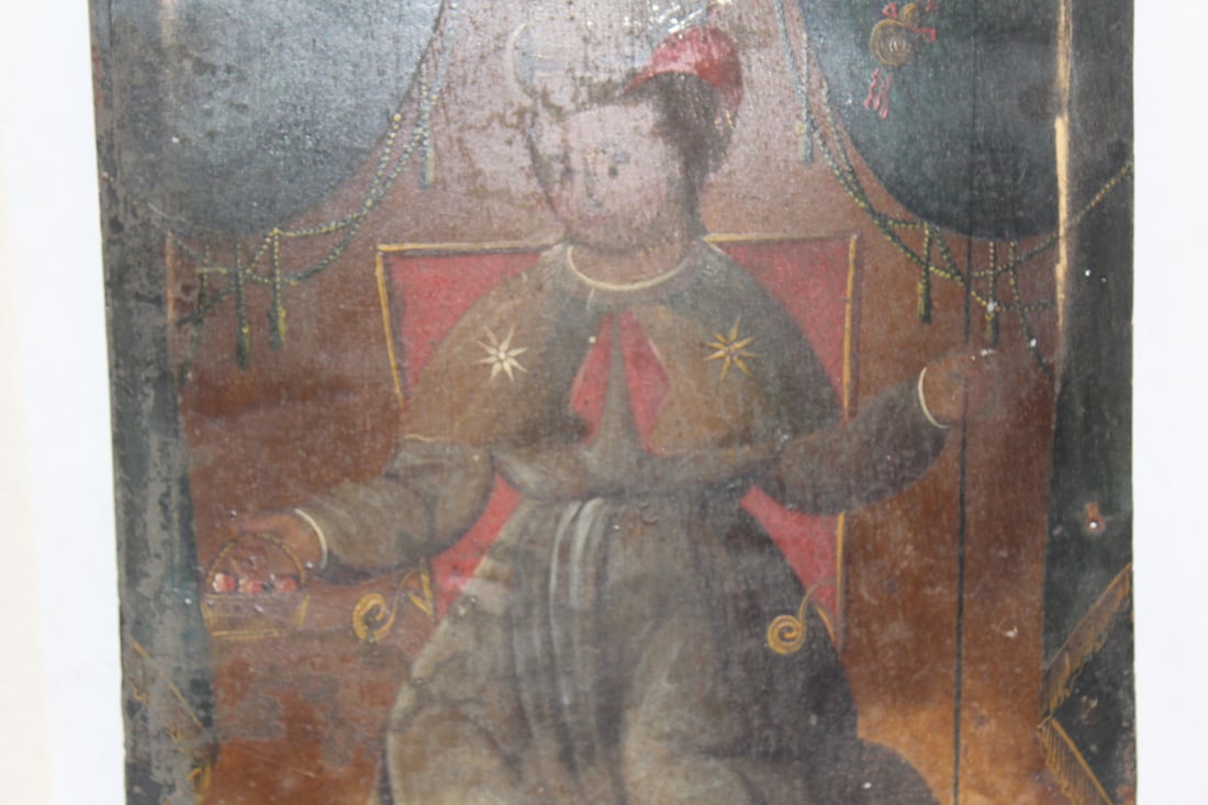 An Oil on Tin Board - 3