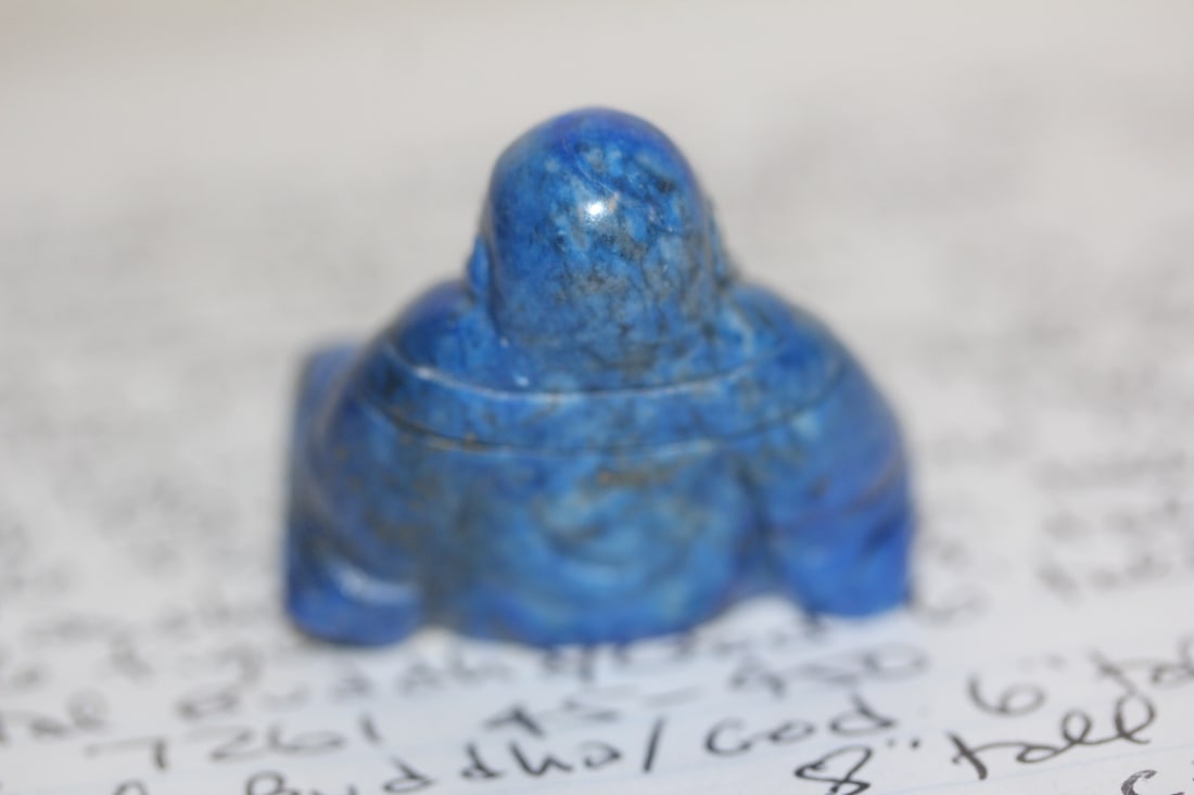 Small Chinese Lapis Buddha - 2