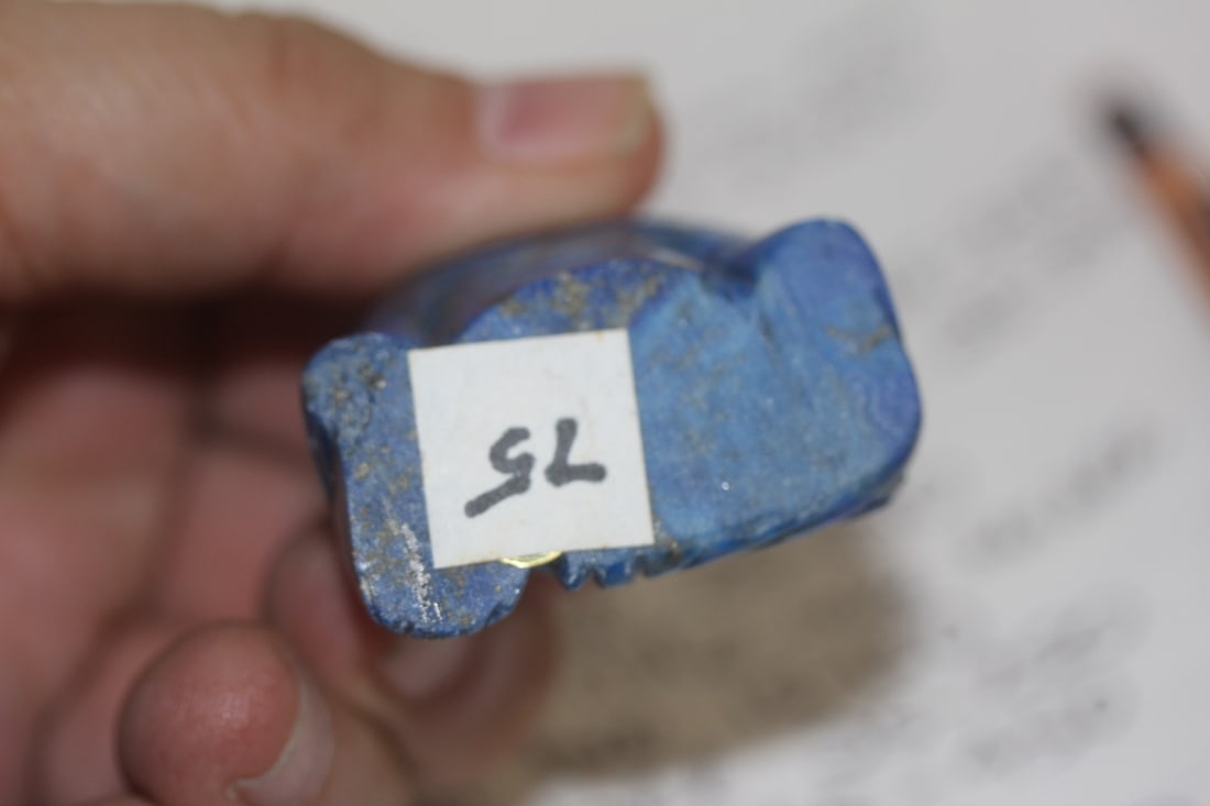 Small Chinese Lapis Buddha - 4