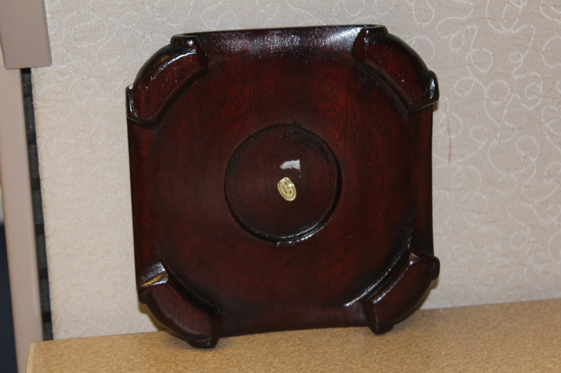 Chinese Wooden Vase Stand - 2