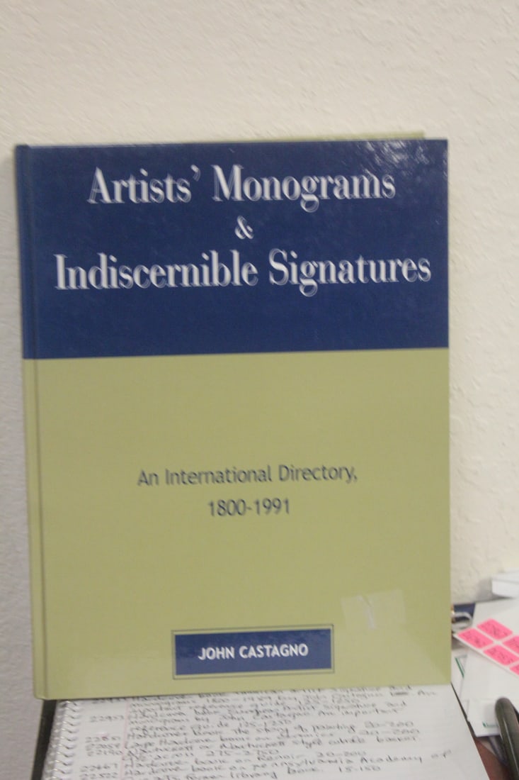 Artist' Monograms and Indiscernible Signatures - 2