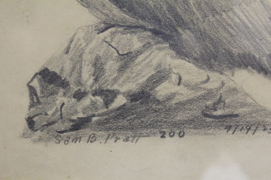 An Etching By Listed Artist Samuel Baldwin Pratt - 4