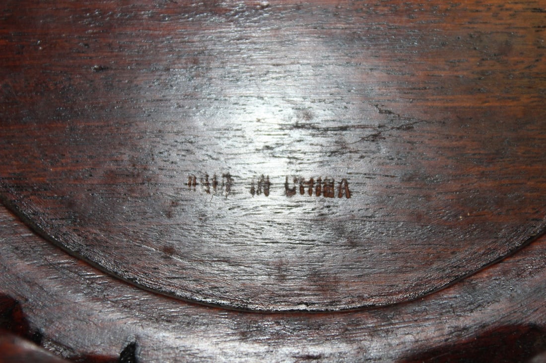 A Vintage Chinese Wood Stand - 4