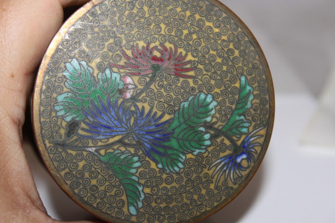 Lot of Three Antique Chinese Cloisonne - 5