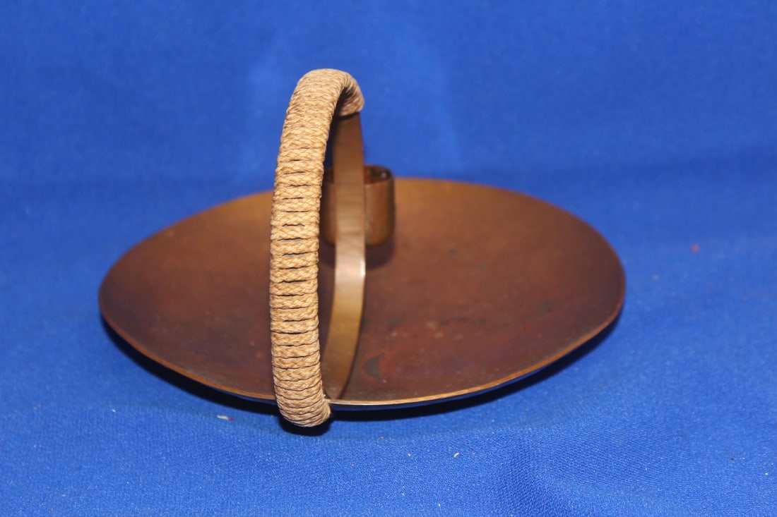 Arts and Crafts Copper Candle Holder - 2