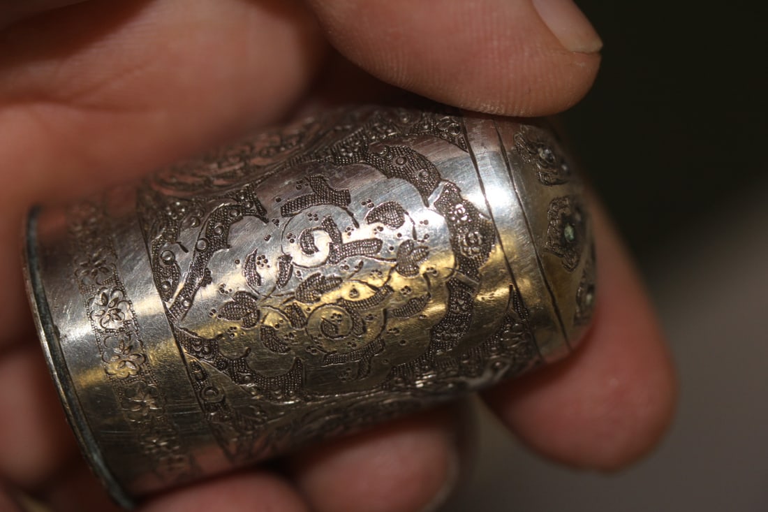 Single High Grade Silver Persian Shaker - 2