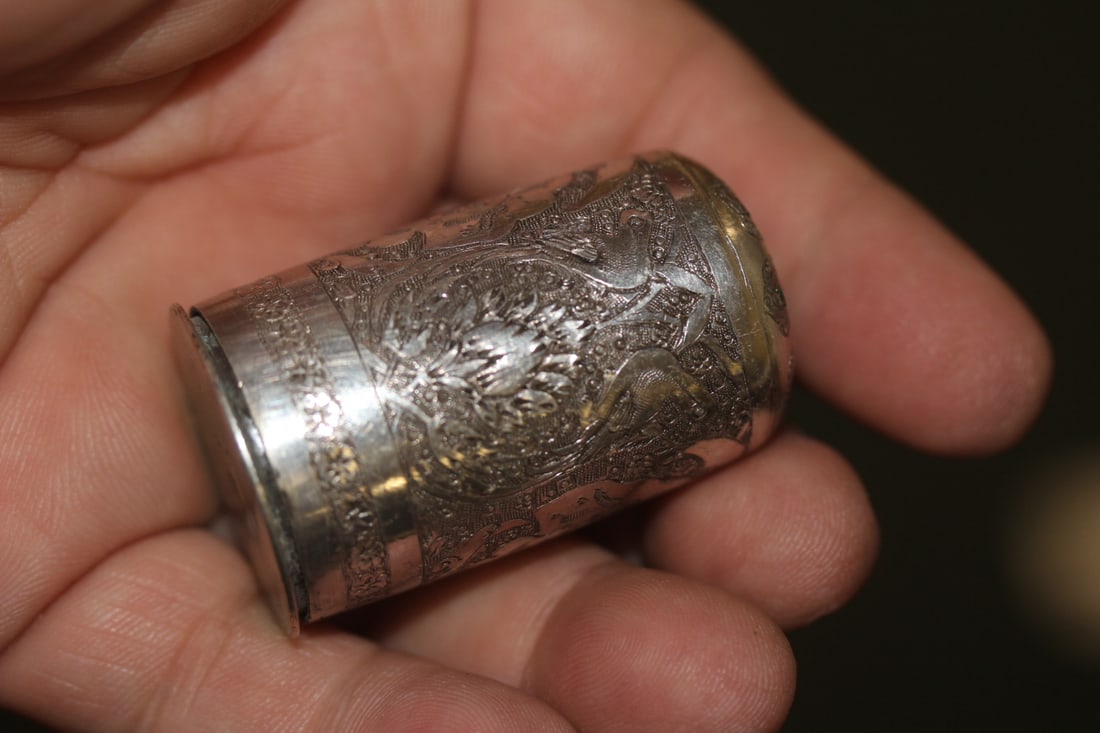 Single High Grade Silver Persian Shaker - 5