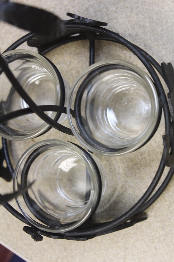 Elephant Metal Candle Holders - 4