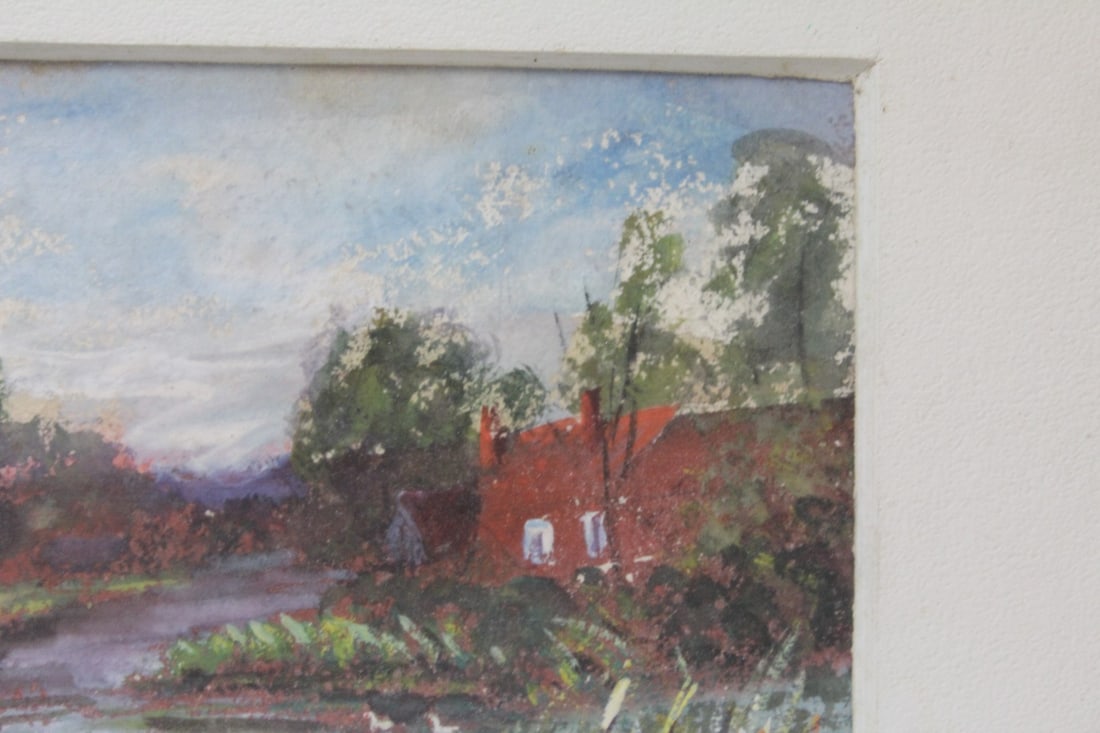 Watercolor by Listed Artist Samuel Baldwin Pratt - 7
