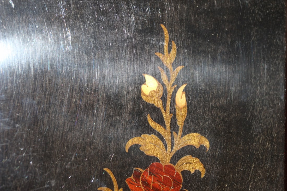 Lot of 2 Italian Inlay Wood Panels - 7