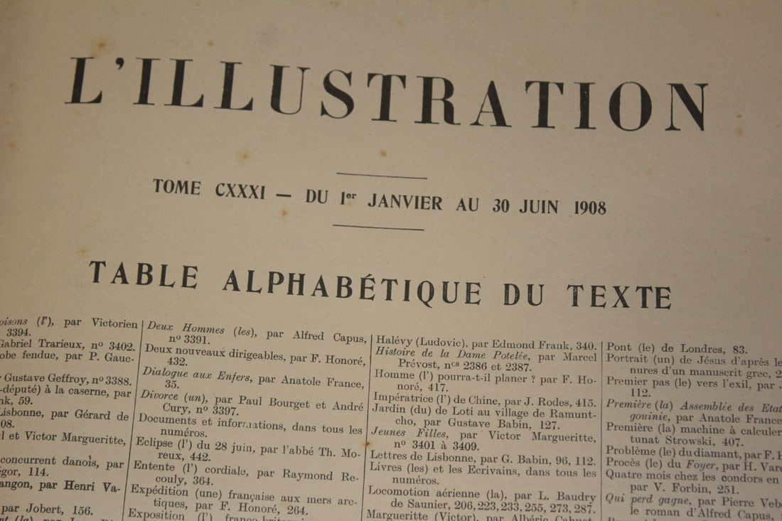 1908 French Illustration Book - 2