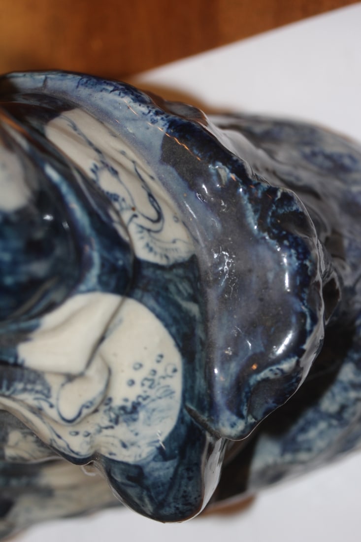 Signed Chinese Porcelain Buddha - 7