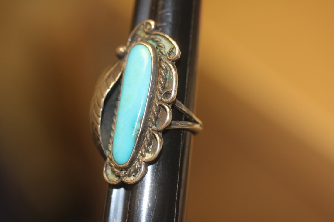 Sterling Turquoise Ring - 3