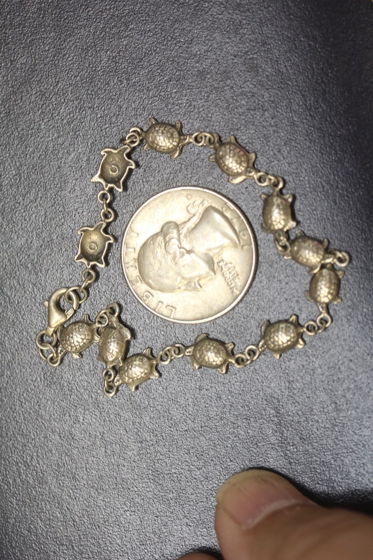 Turtle Sterling Bracelet - 3